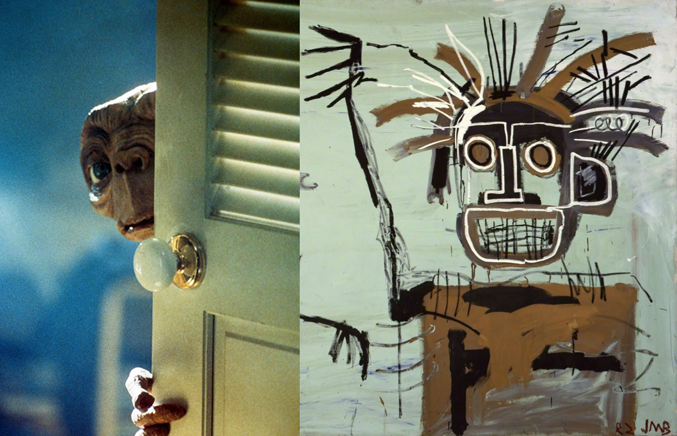 1982, E.T., Basquiat, (untitled) 2019, archival pigment print, 30 x 52 in
